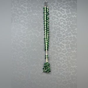 Turkish hand made green beads necklace. Very good condition used once.